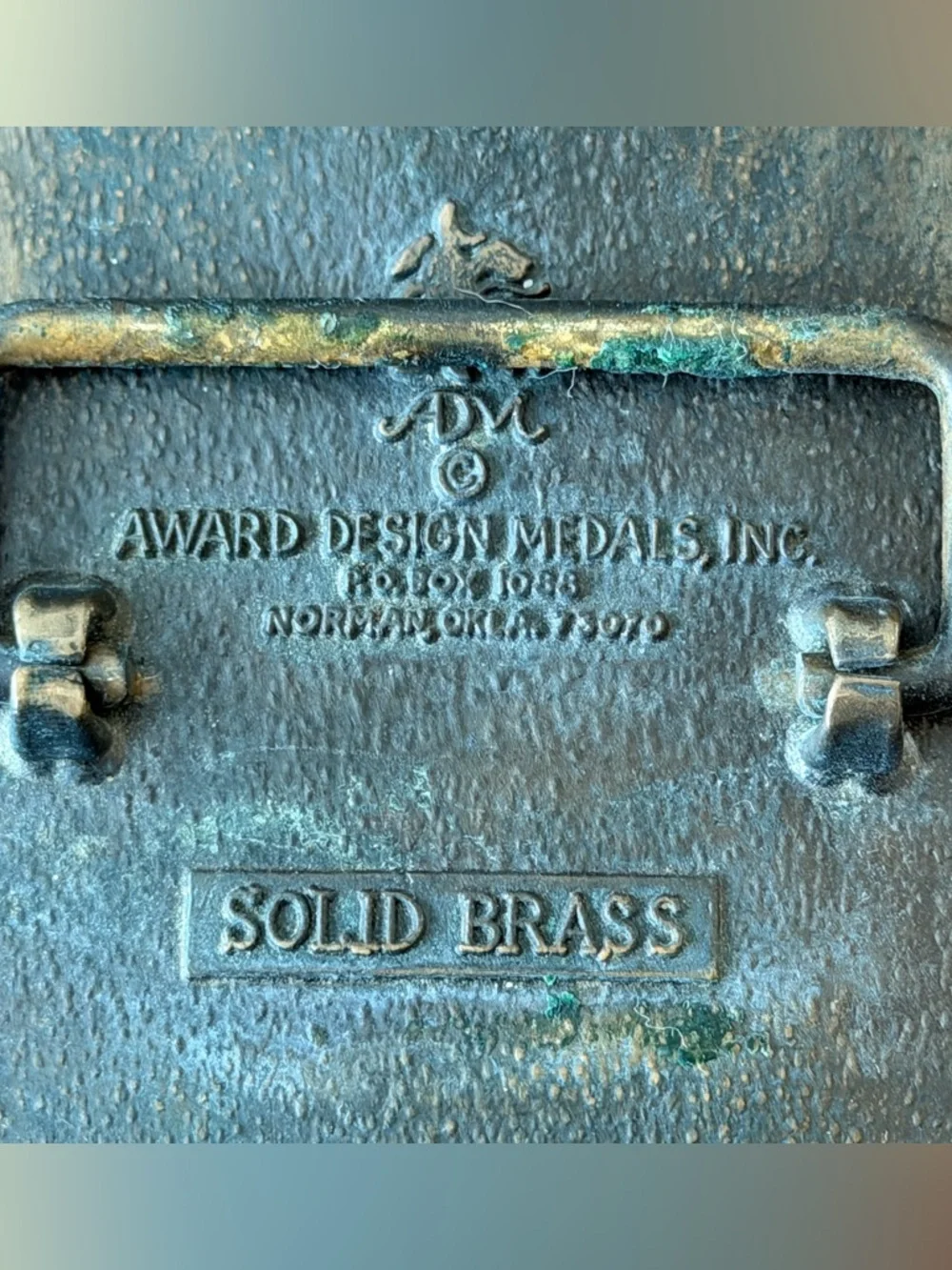 Brass United States Seal Belt Buckle